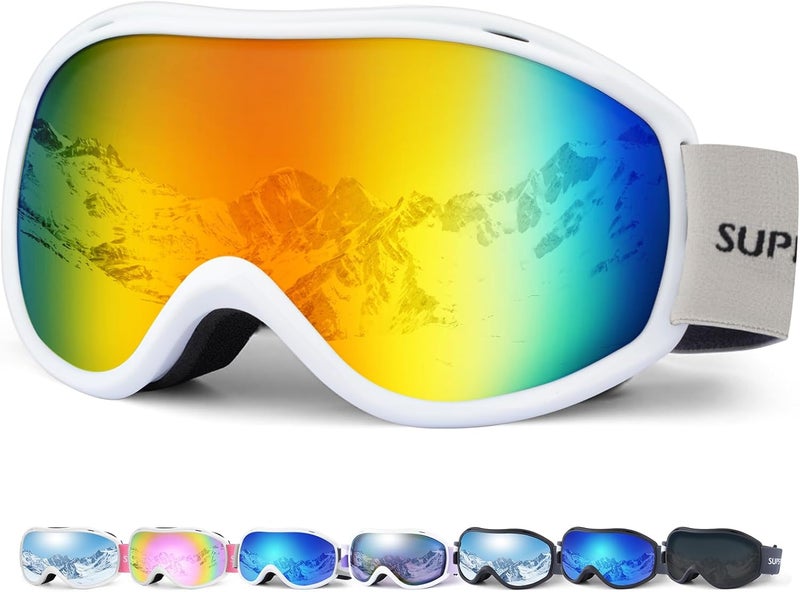 Supertrip Ski Goggles Men Women Anti-Fog Snow Goggles UV Protection Snowboard Goggles for Adult Youth - Image 1
